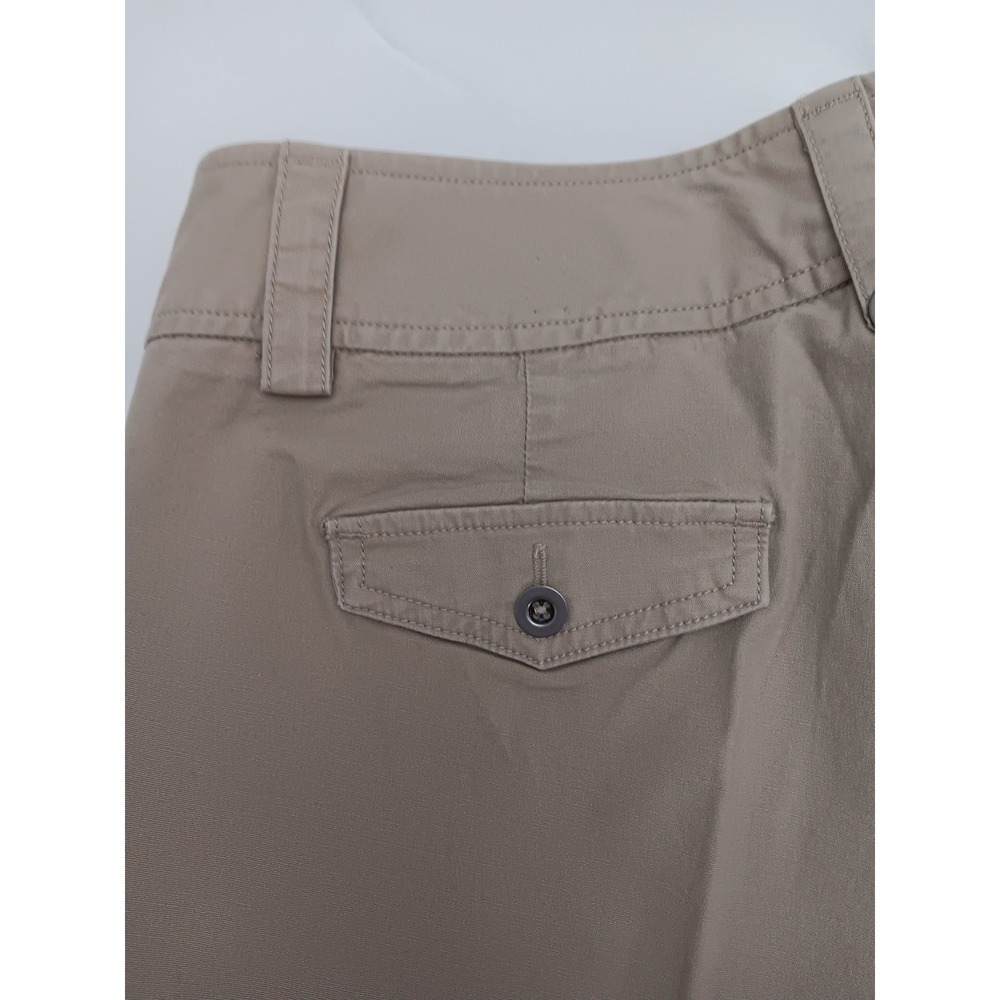 Dockers Womens Size 10 Khaki Capri Pants Cropped Stretch Cotton Blend Casual - Picture 11 of 15